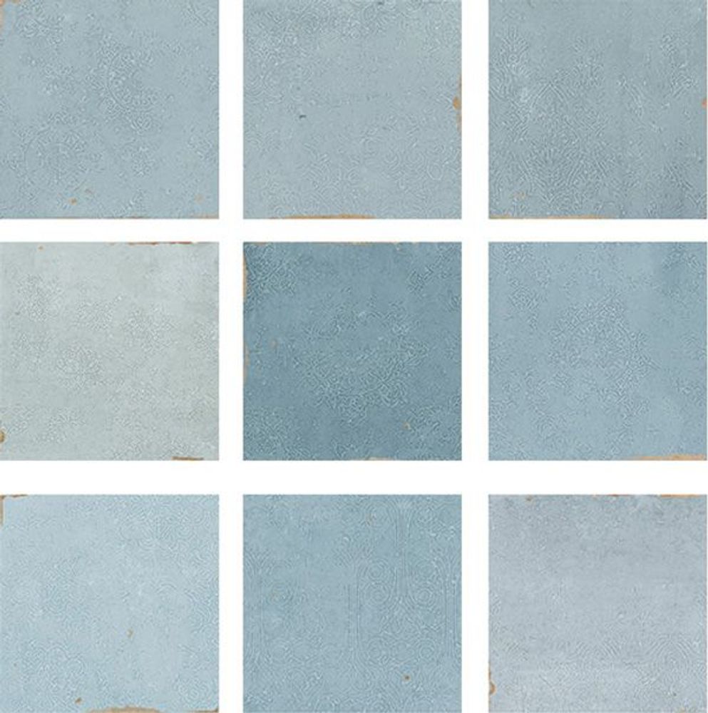 Настенная плитка MESTIZAJE ZELLIGE DECOR AQUA (111363)
