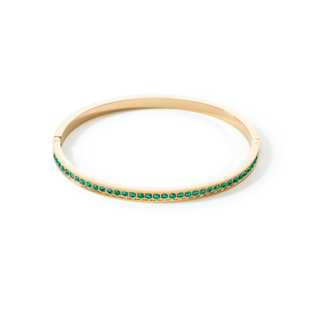 Браслет Coeur de Lion Dark Green-Gold 17 см 0127/33-0549