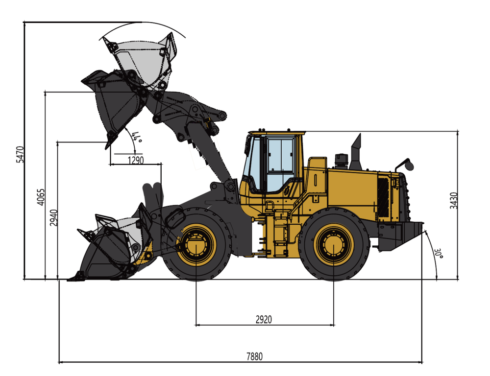 Колесный погрузчик WL855F-N
