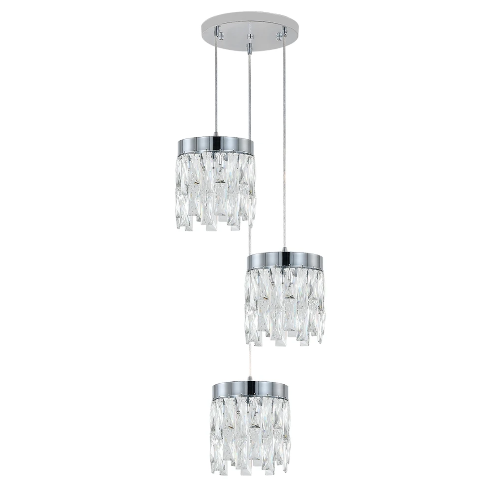 Подвесной светильник Indigo ANNA 12029/3P Chrome V000497