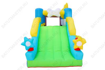 Батут для детей на дачу "В гостях у кота" 3,3*2,5*2 м