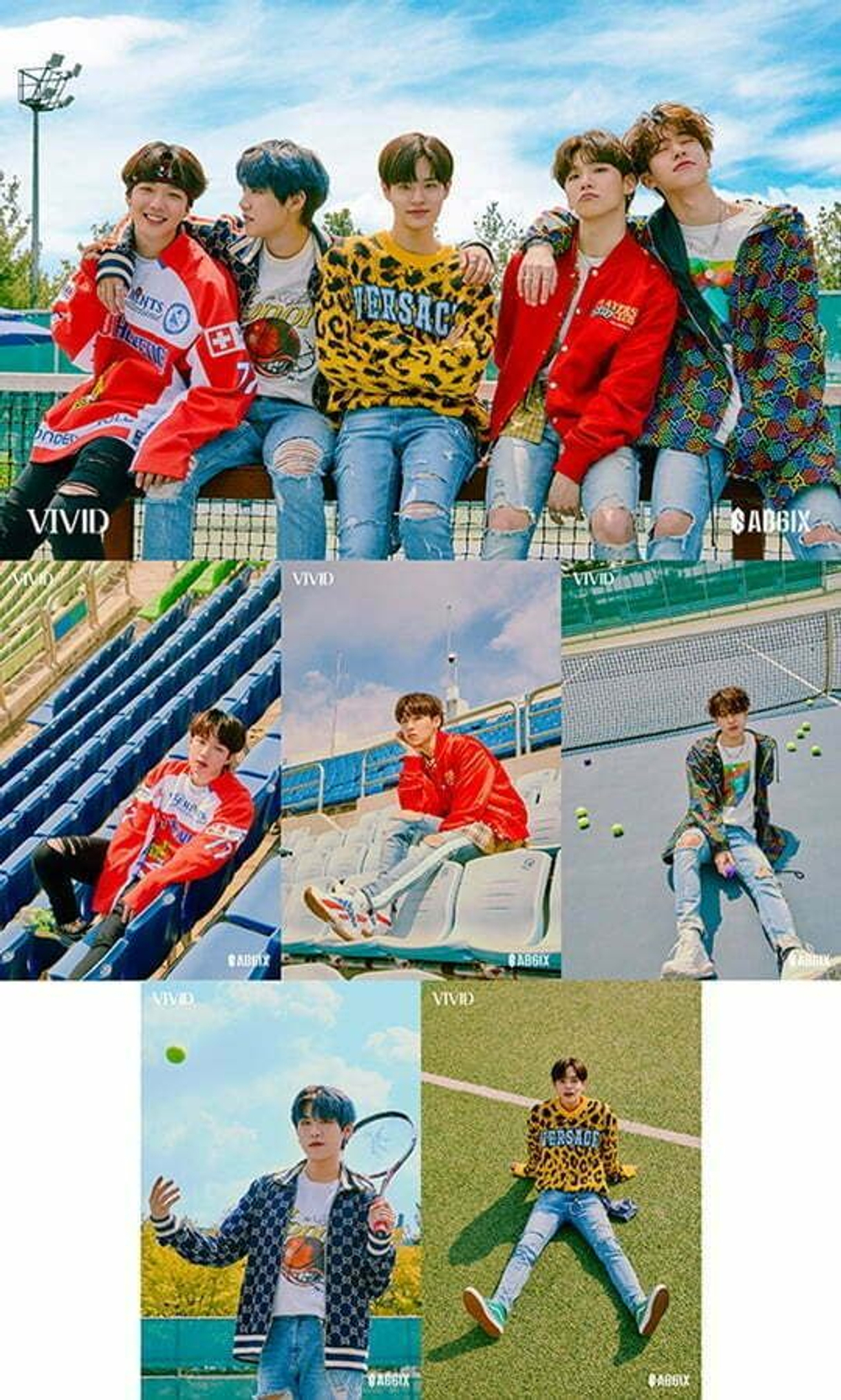 Альбом AB6IX - Vivid 2nd EP Album 3 Version SET