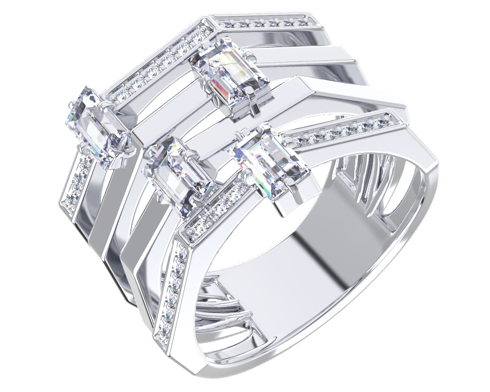 Кольцо из серебра 925 пробы