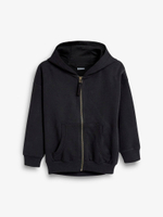 Толстовка с капюшоном на молнии для девочки Next 198-020, Черный