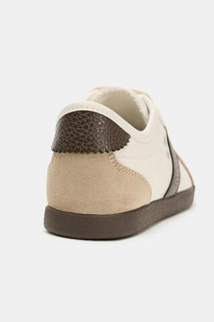 ZARA КРОССОВКИ, КОРИЧНЕВЫЙ