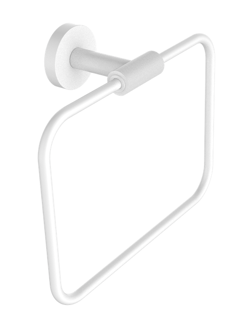 5511-F Полотенцедержатель кольцевой (БЕЛЫЙ) ViEiR  (20/1шт)