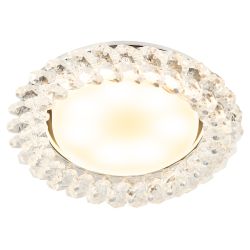 Светильник встраиваемый ЭРА DK84 CH/WH под лампу GX53 хром/прозрачный | Встраиваемые светильники Для ламп GX53