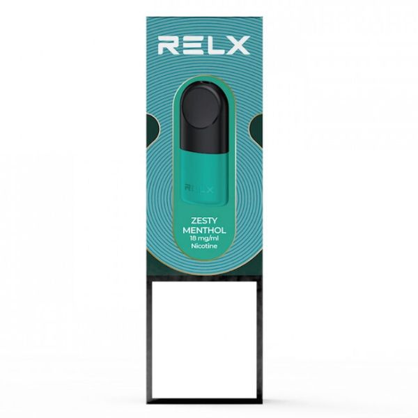 Купить Сменный картридж RelX Pro 1.9 ml - Zesty Menthol 1,8% (2шт)