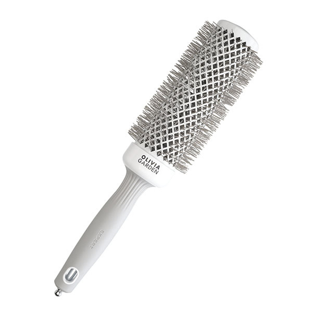 Термобрашинг Olivia Garden Expert Blowout Shine White&Grey Speed XL, d.45 мм.