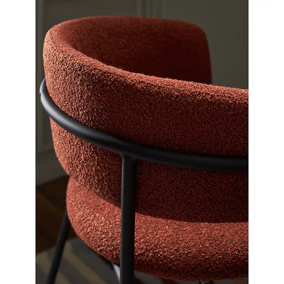 Барный стул Helning, терракотовое букле