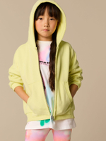 Толстовка с капюшоном на молнии для девочки Next E61-817, Желтый