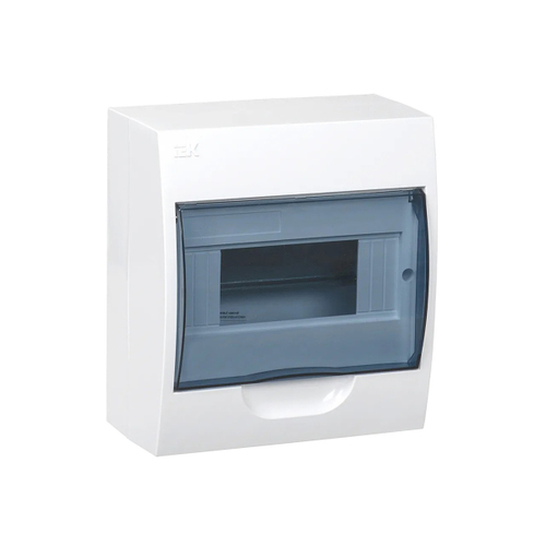 Щиток распределительный встраиваемый IEK Krepta 3 ЩРВ-П-8 MKP12-V, 8 модулей, пластиковый, белый