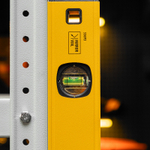 Уровень алюминиевый, магнит, фрезерованный, 3 глазка (1 зеркал.) 0,5 мм/м, 1000 мм Denzel