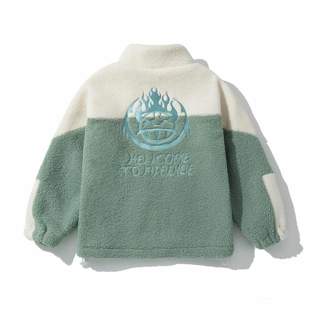 Куртка YMKASHIX Furry HTF Big Logo Зеленая