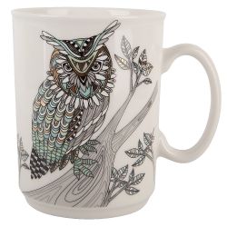 Кружка "Сова" v=430мл (фарфор) (подарочная упаковка)