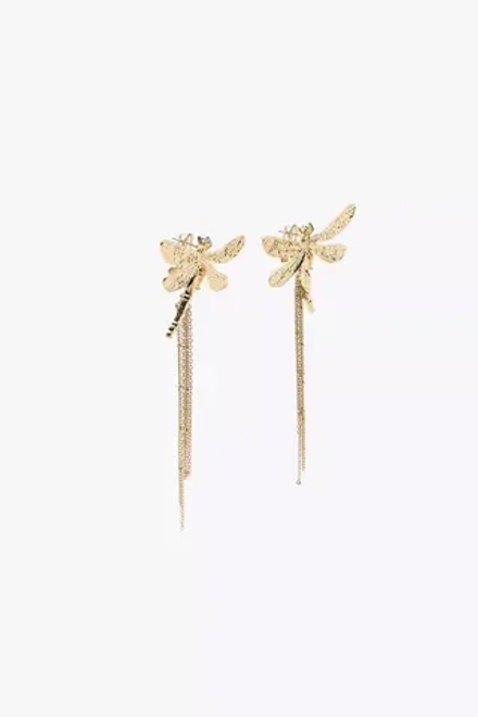 ZARA СЕРЬГИ МАКСИ «СТРЕКОЗА», ЗОЛОТИСТЫЙ
