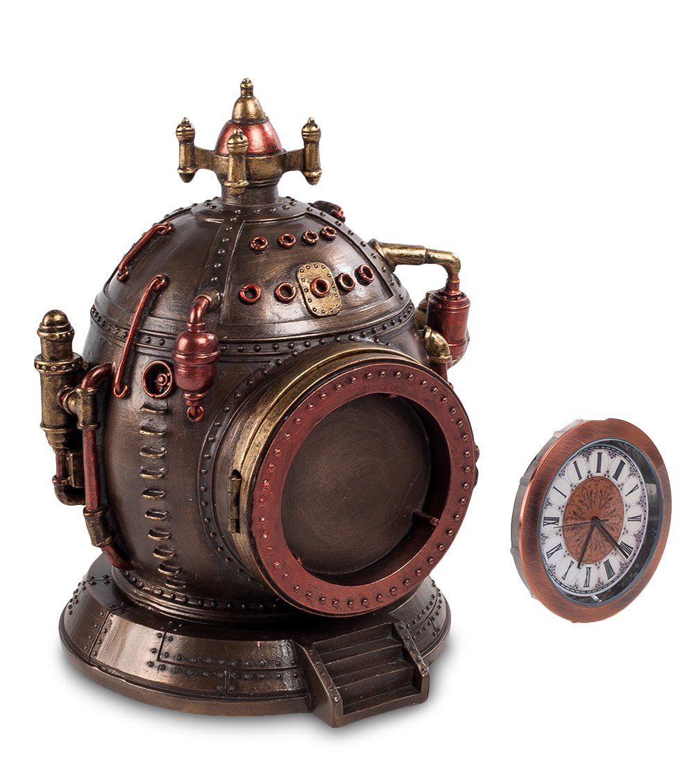 WS-294 Шкатулка с часами в стиле Стимпанк «Машина времени»
