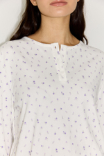 Лонгслив цветочный