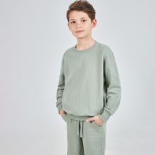 Комплект для мальчика из джемпера и шорт KOGANKIDS