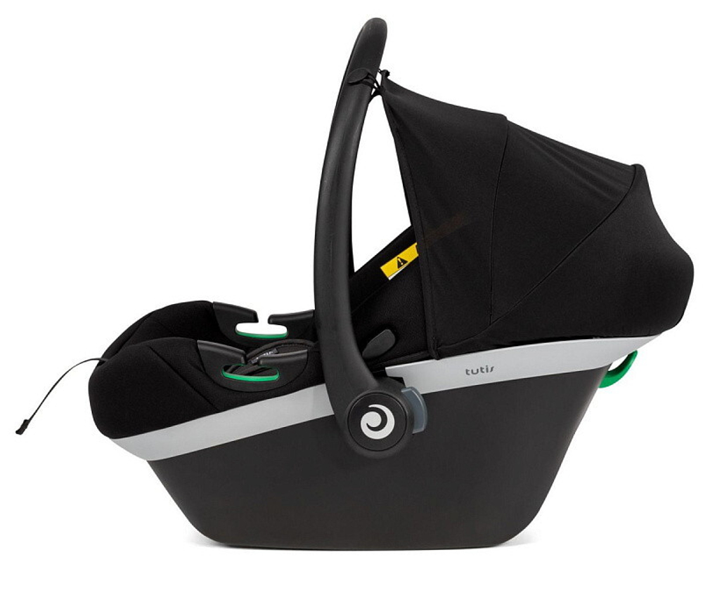 Детская коляска Roan Esso 2025 3 в 1 с автокреслом Tutis Elo Black ESS113/1 Dark Green/Black