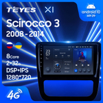 Teyes X1 9"для Volkswagen Scirocco Mk3 2008-2014