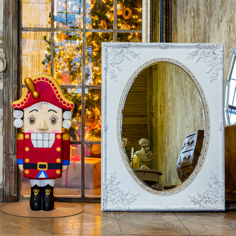 Зеркало настенное Объект мечты Зазеркалье Орели вайт OM-21052619