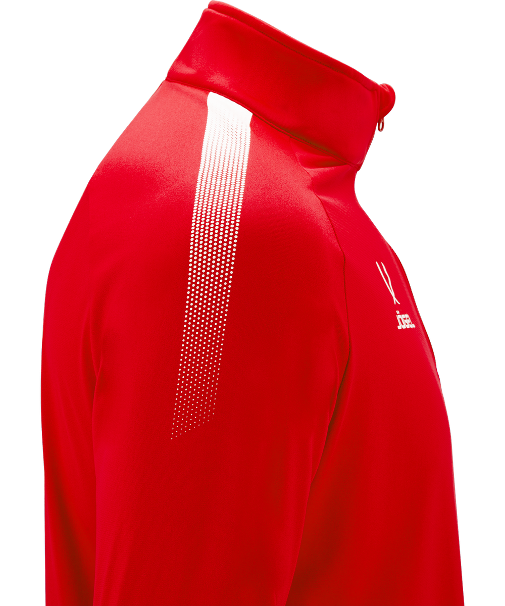 Джемпер тренировочный CAMP Training Top 1/4 Zip, красный, детский