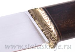 Нож авторский S125V Мокуме ironwood 121 ммфотография - 7