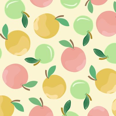 Яблочный принт