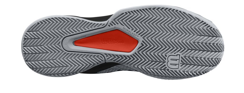 Мужские кроссовки теннисные Wilson Hurakn Team M - black/fiesta/quarry