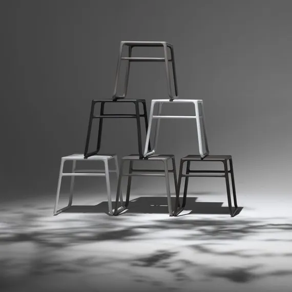 Пластиковый столик Pop коричневый