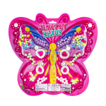 Набор для создания украшений-бусины Alingar, 280х295х15мм, "Бабочка 4", 3 вид. бус., серьги, 2х0,5 м леска, блистер с европод.