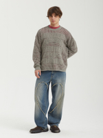 Мужской Свитер Total Logo Drop Needle