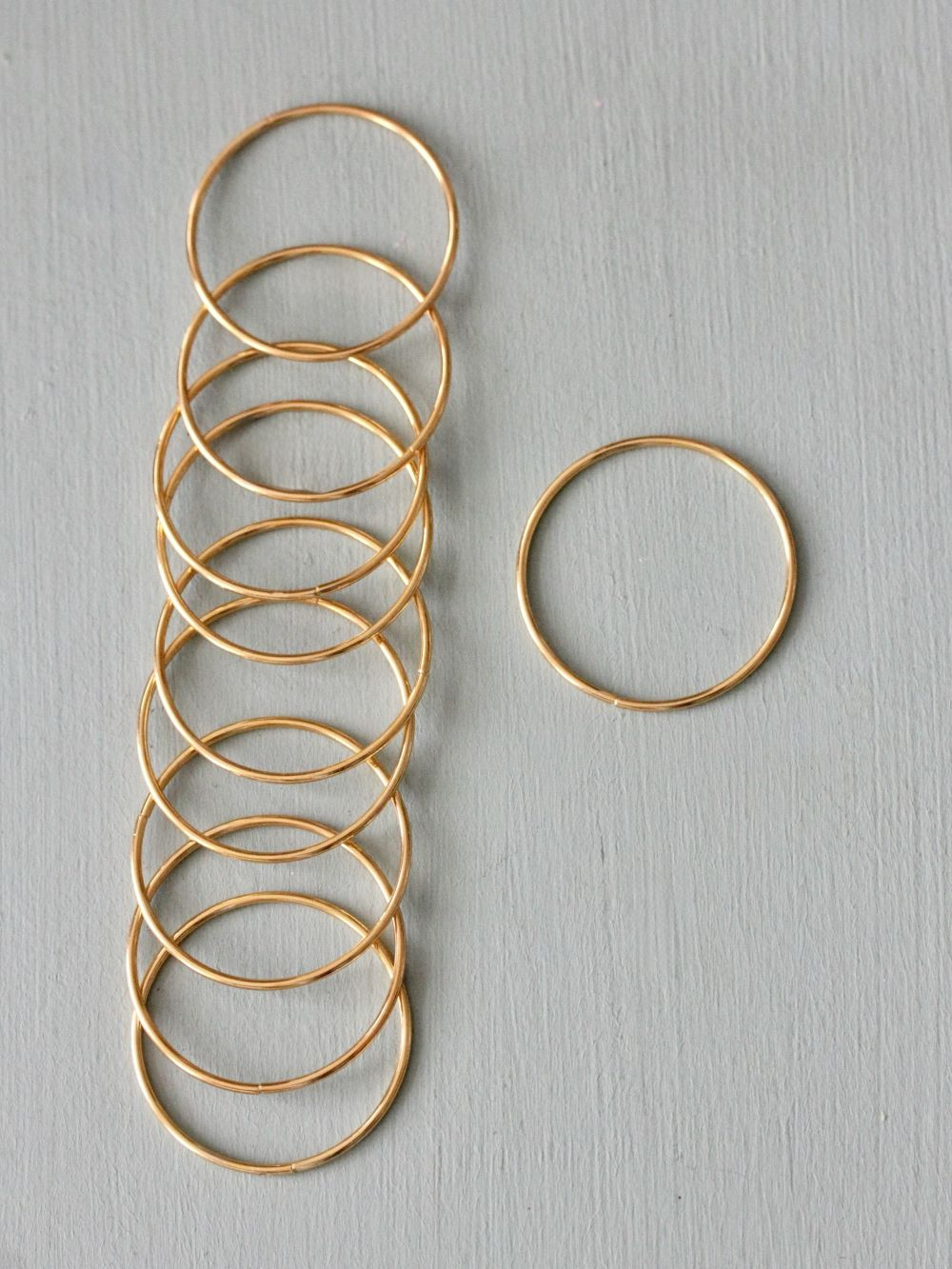 Набор колец металлических 7 см, 10 шт