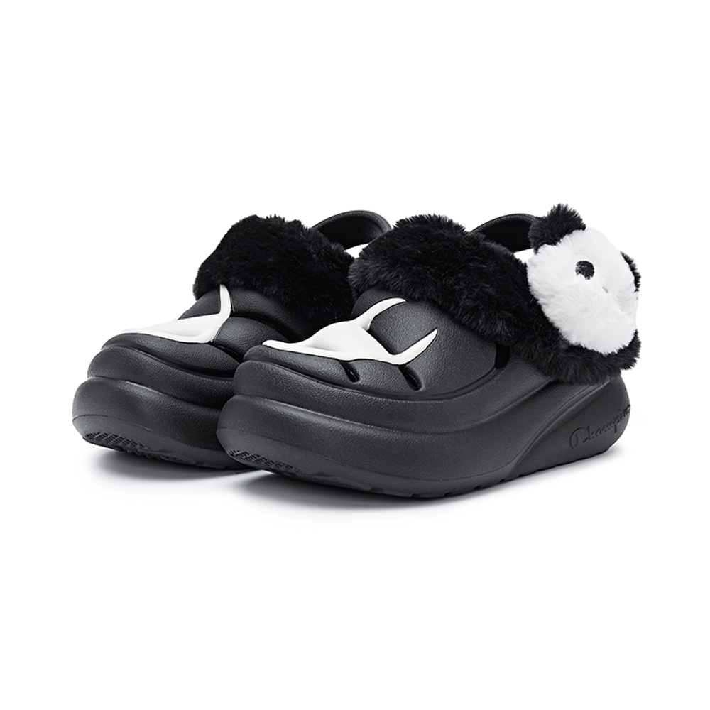 Champion Closed Toe Slippers Women"s Black/Milk White