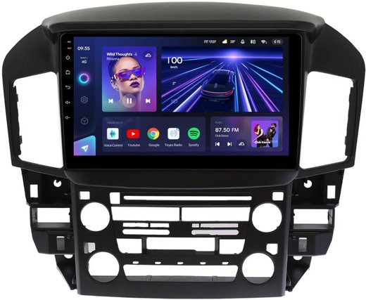 Магнитола для Lexus RX300 U10, Toyota Harrier 1 1997-2003 (взамен монохрома) - Teyes CC3L на Android 10, 8-ядер, CarPlay, 4G SIM-слот
