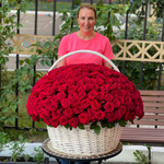 301 красная роза