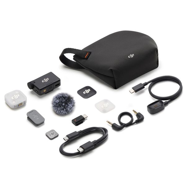 Беспроводной петличный микрофон DJI Mic Mini 2 (1 TX + 1 RX), Черный | Black