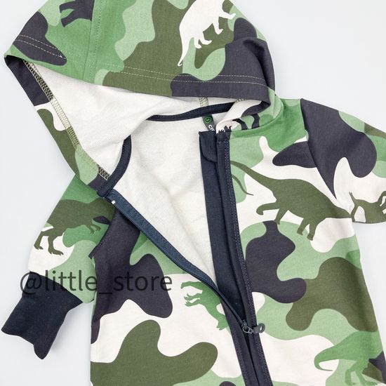 Комбинезон из футера "Время динозавров"