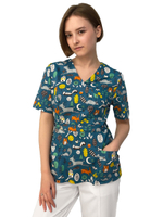 Туника медицинская женская Тезис TZ305, темно-синий, 40