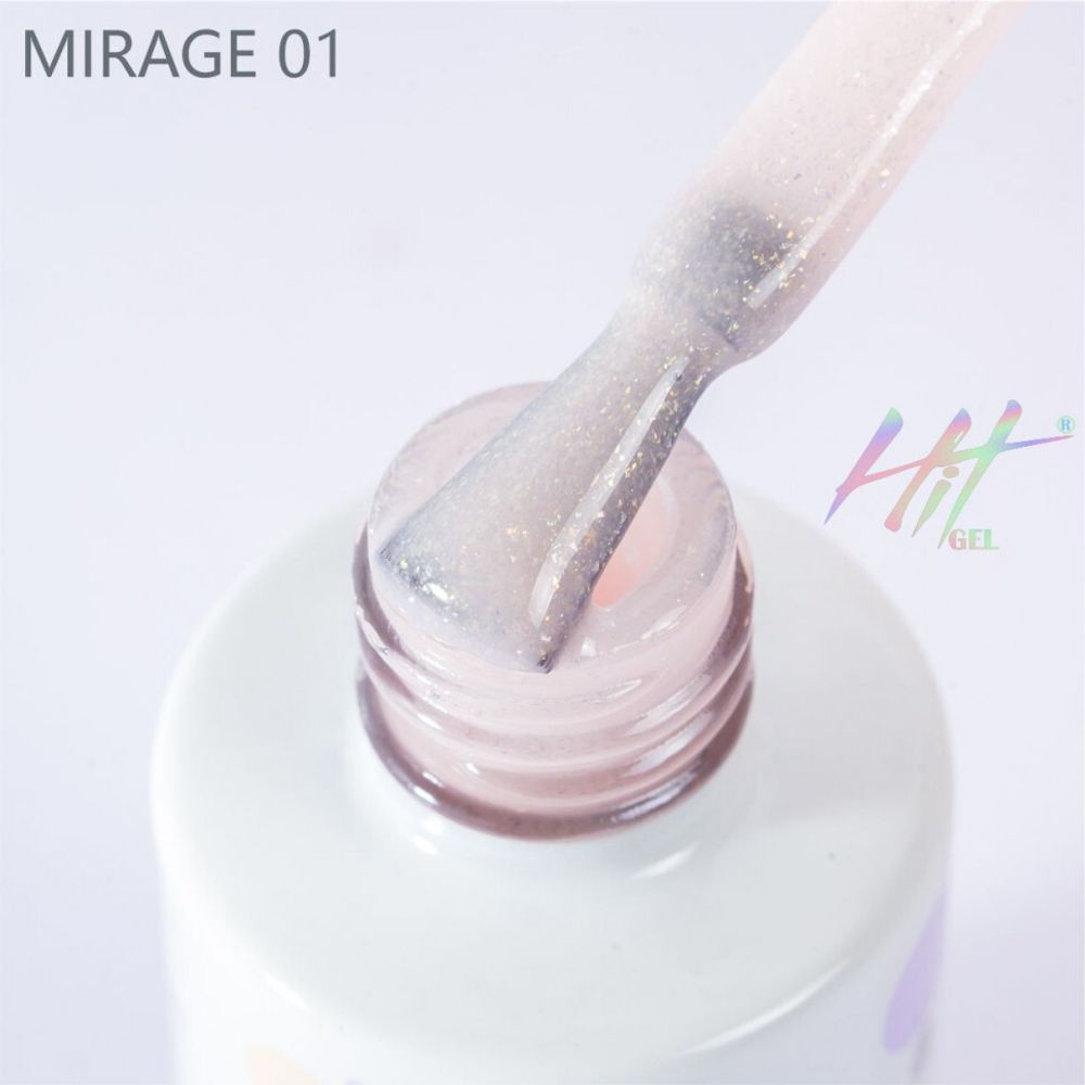 HIT gel, Гель-лак &quot;Mirage&quot; №01, 9 мл