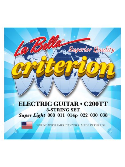 Струны для электрогитары 8-38 LA BELLA Criterion C200TT