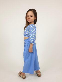 02-95-3 Комплект для девочки (футболка и брюки)