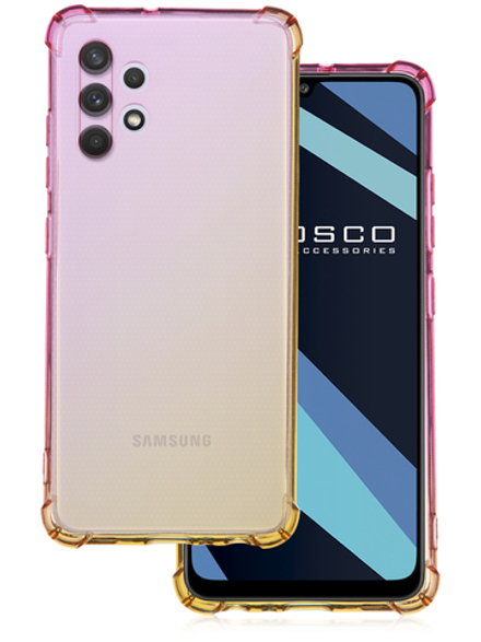 Чехол ROSCO для Samsung Galaxy A32 оптом (арт. SS-A32-HARD-TPU-PINK-GOLD)