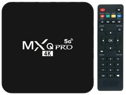 Смарт приставка андроид тв 16000 тв каналов и онлайн-кинотеатр mxq pro 4k 5g 1/8gb