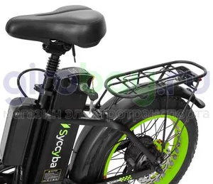 Электровелосипед Syccyba F11 Pro Dual 48V/15Ah (полный привод) - Салатовый обод фото №12