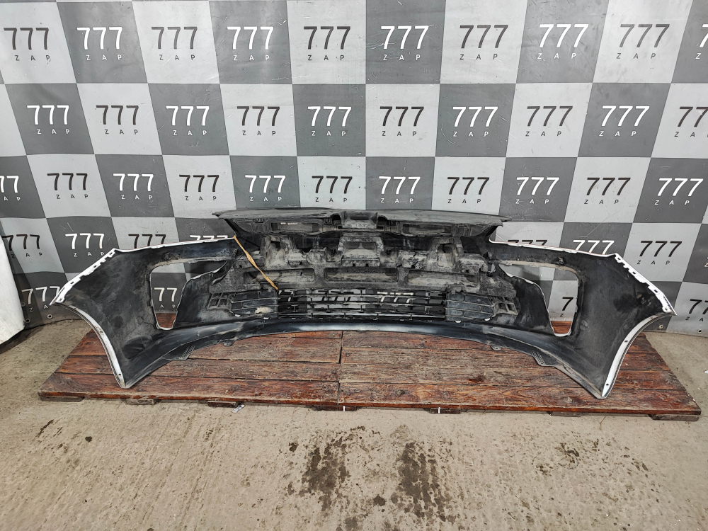 Бампер передний + решетка радиатора + решетка бампера Kia Rio 4 (FB) 17-20 Б/У Оригинал 86511H0000