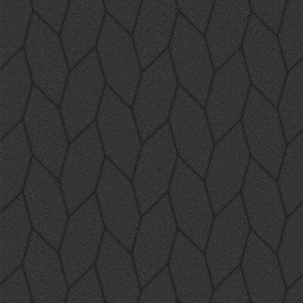 Тротуарная плитка СКОШЕННЫЙ ШЕСТИУГОЛЬНИК - Стандарт Черный