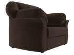 Кресло Карнелла, Коричневый, Микровельвет, 105842