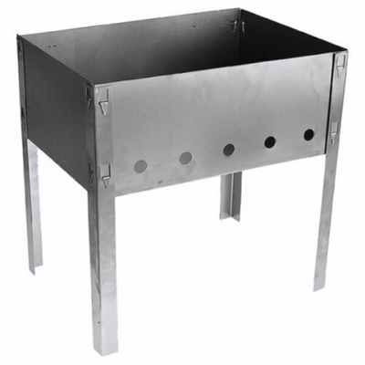 Мангал «Искорка» без шампуров (пленка), 350х240х350*0,35 мм